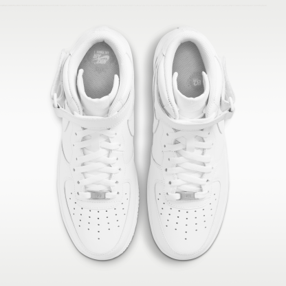 Nike Air Force 1 Mid '07 - Λευκό/Λευκό - 4