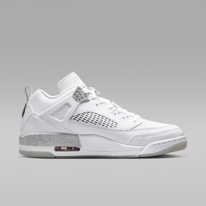 Jordan Spizike Low - Λευκό/Grey Fog/Fire Red/Μαύρο - 3