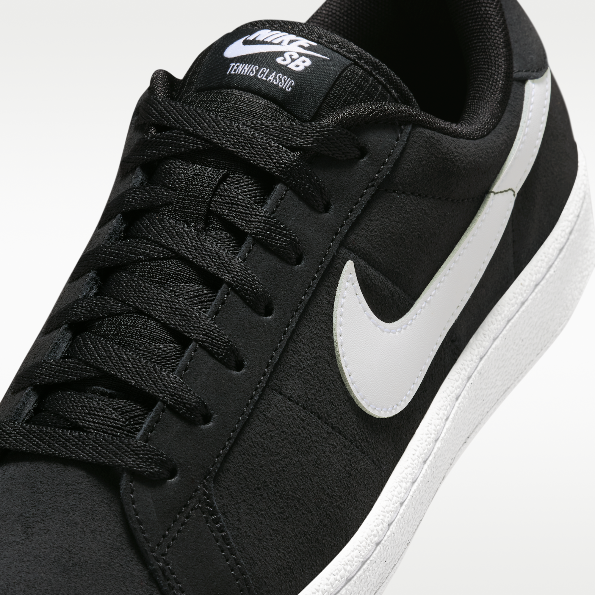 Nike SB Zoom Tennis Classic - Μαύρο/Λευκό/Λευκό - 7