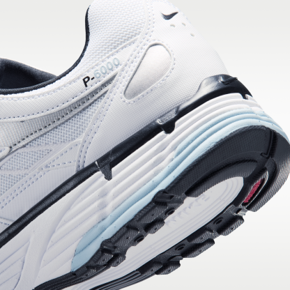 Nike P-6000 - Λευκό/Light Armory Blue/Metallic Silver/Μαύρο - 8