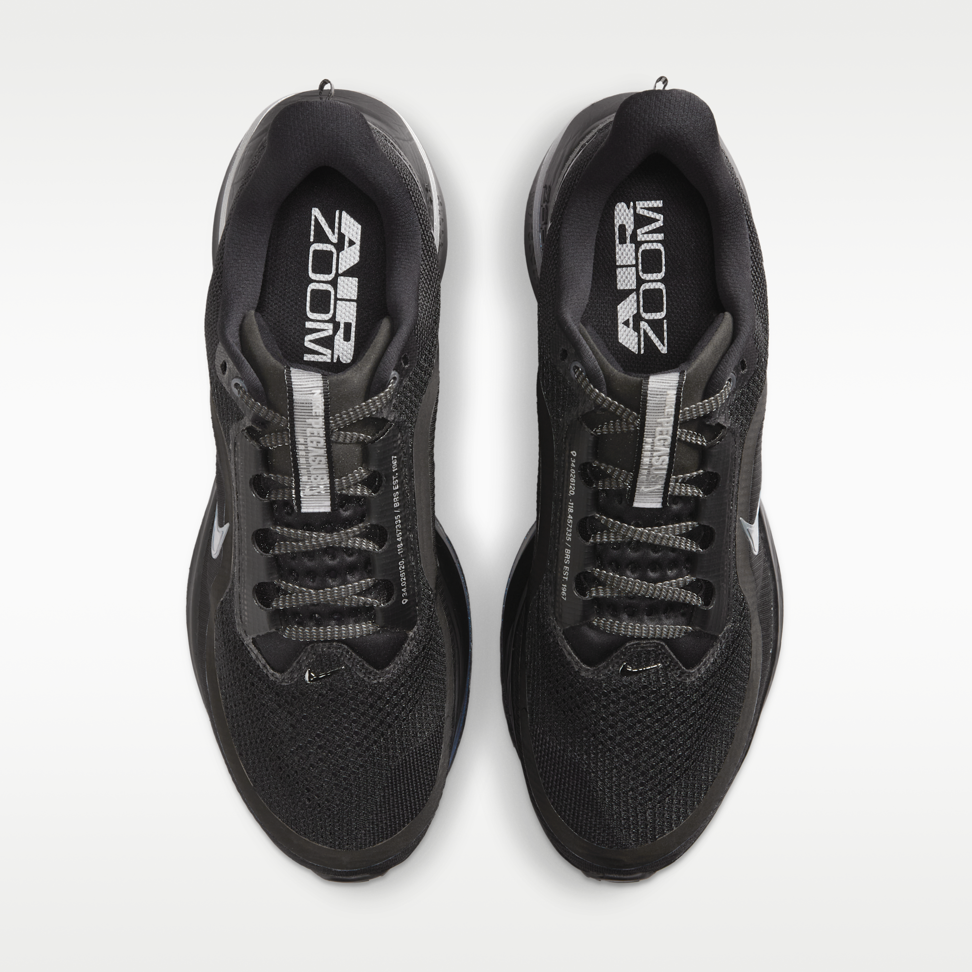 Nike Pegasus Premium - Μαύρο/Metallic Silver/Μαύρο - 4