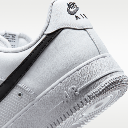 Nike Air Force 1 '07 LV8 - Λευκό/Λευκό/Μαύρο - 8
