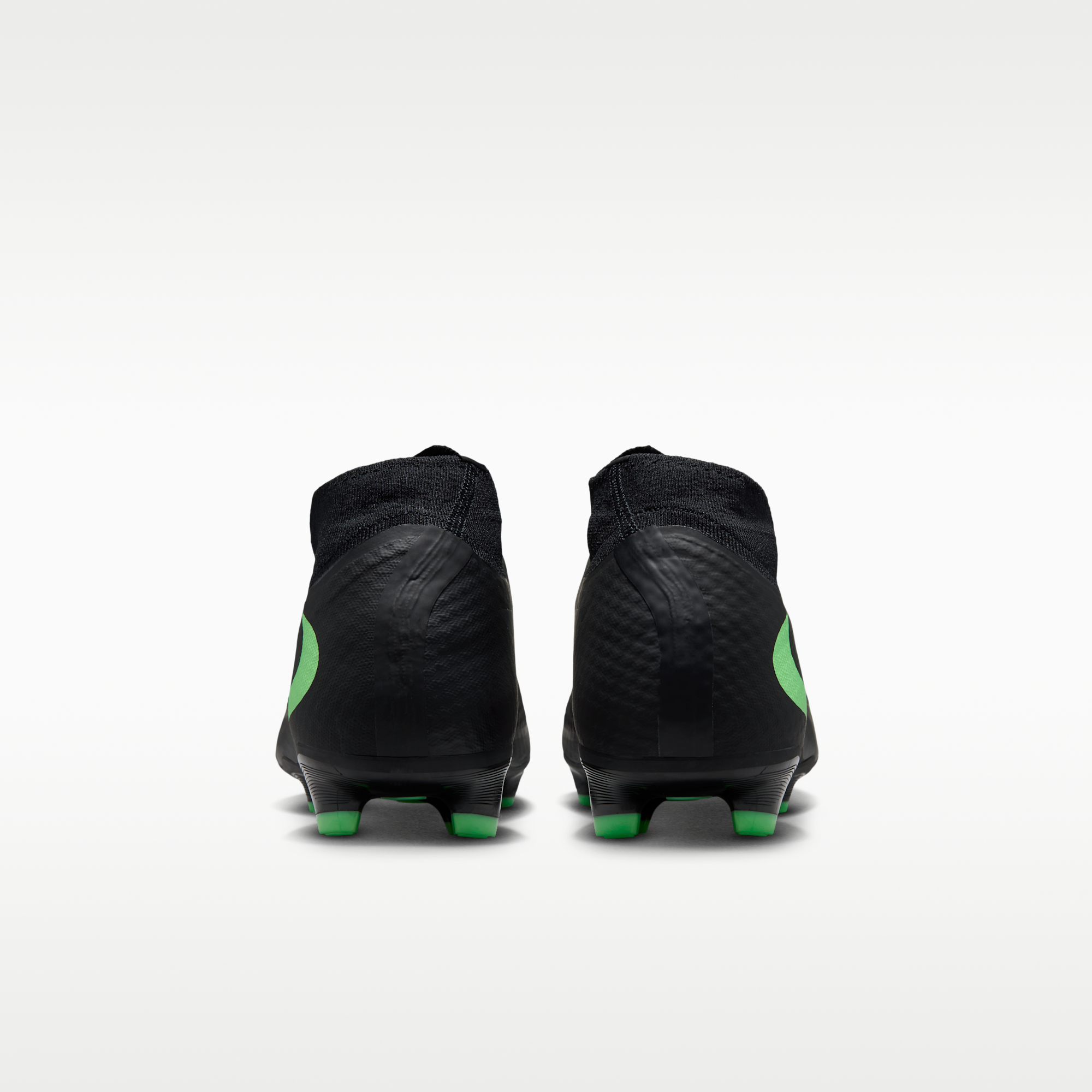 Nike Phantom 6 High Academy - Μαύρο/Μαύρο/Illusion Green - 6