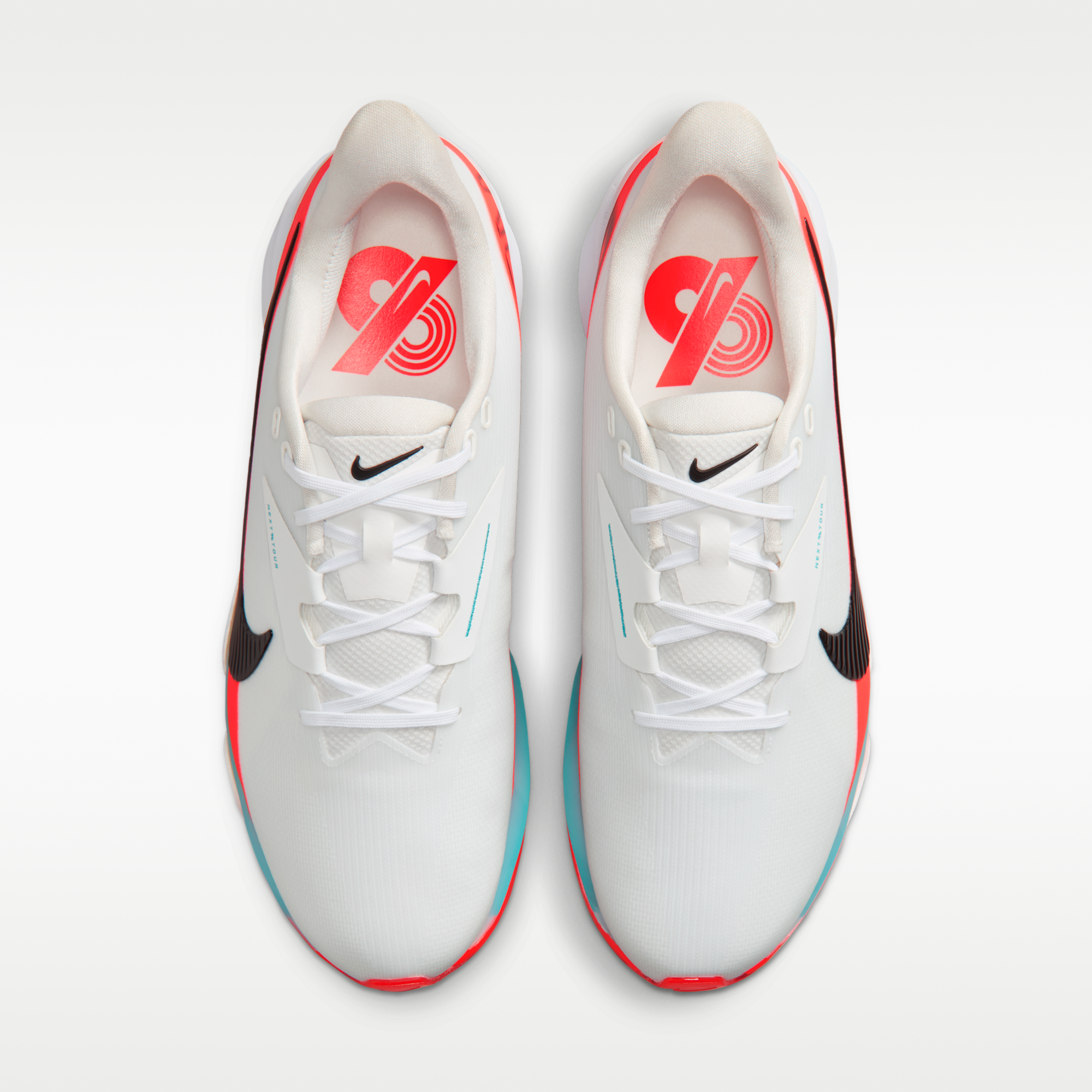 Nike NEXT% TOUR 3 - Summit White/Bright Crimson/Dusty Cactus/Μαύρο - 4