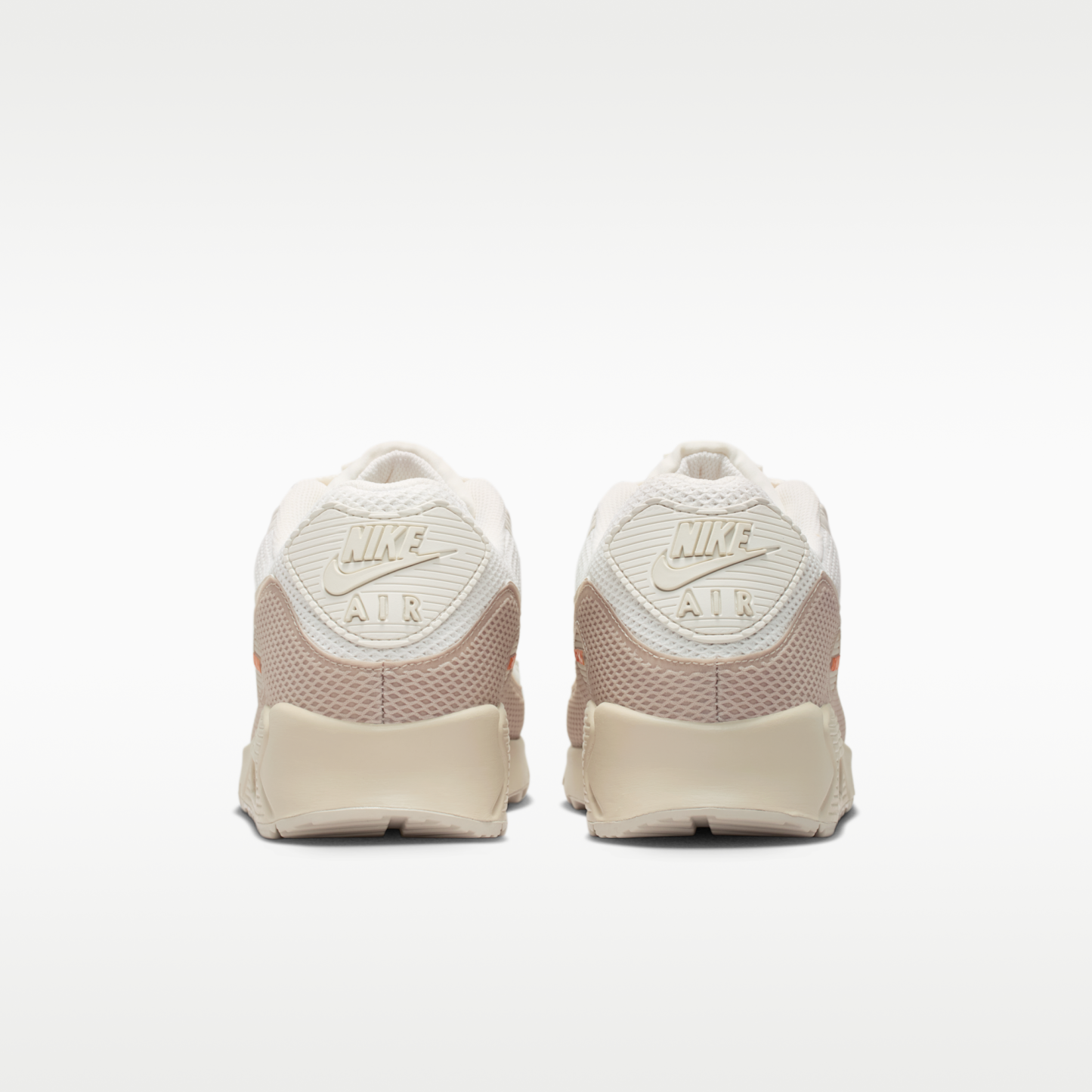 Nike Air Max 90 Premium - Phantom/Cream II/Safety Orange/Light Orewood Brown - 6