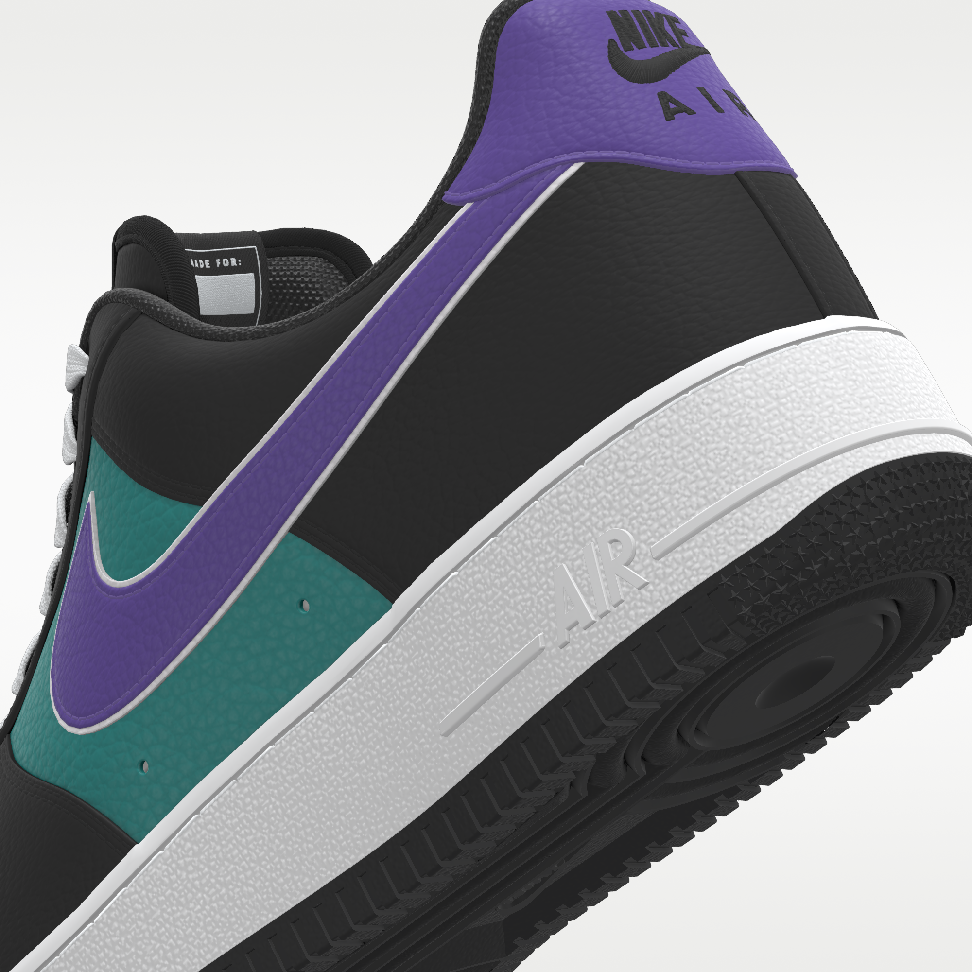 Nike Air Force 1 By You - Πολύχρωμο/Πολύχρωμο (9526810203) - 8