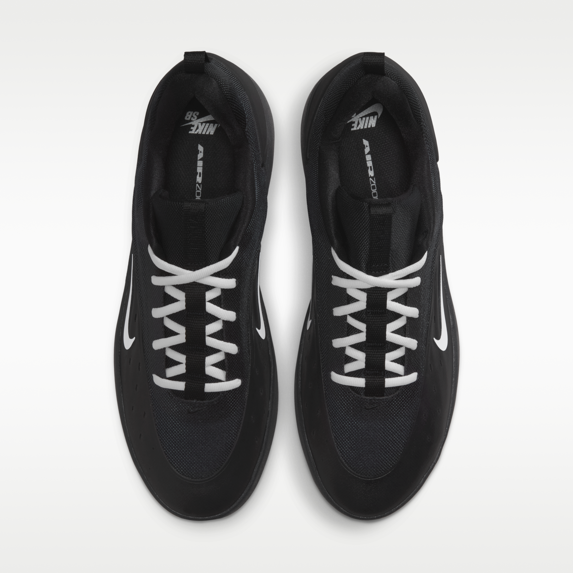 Nike SB Zoom Nyjah 4 - Μαύρο/Μαύρο/Λευκό/Λευκό - 4