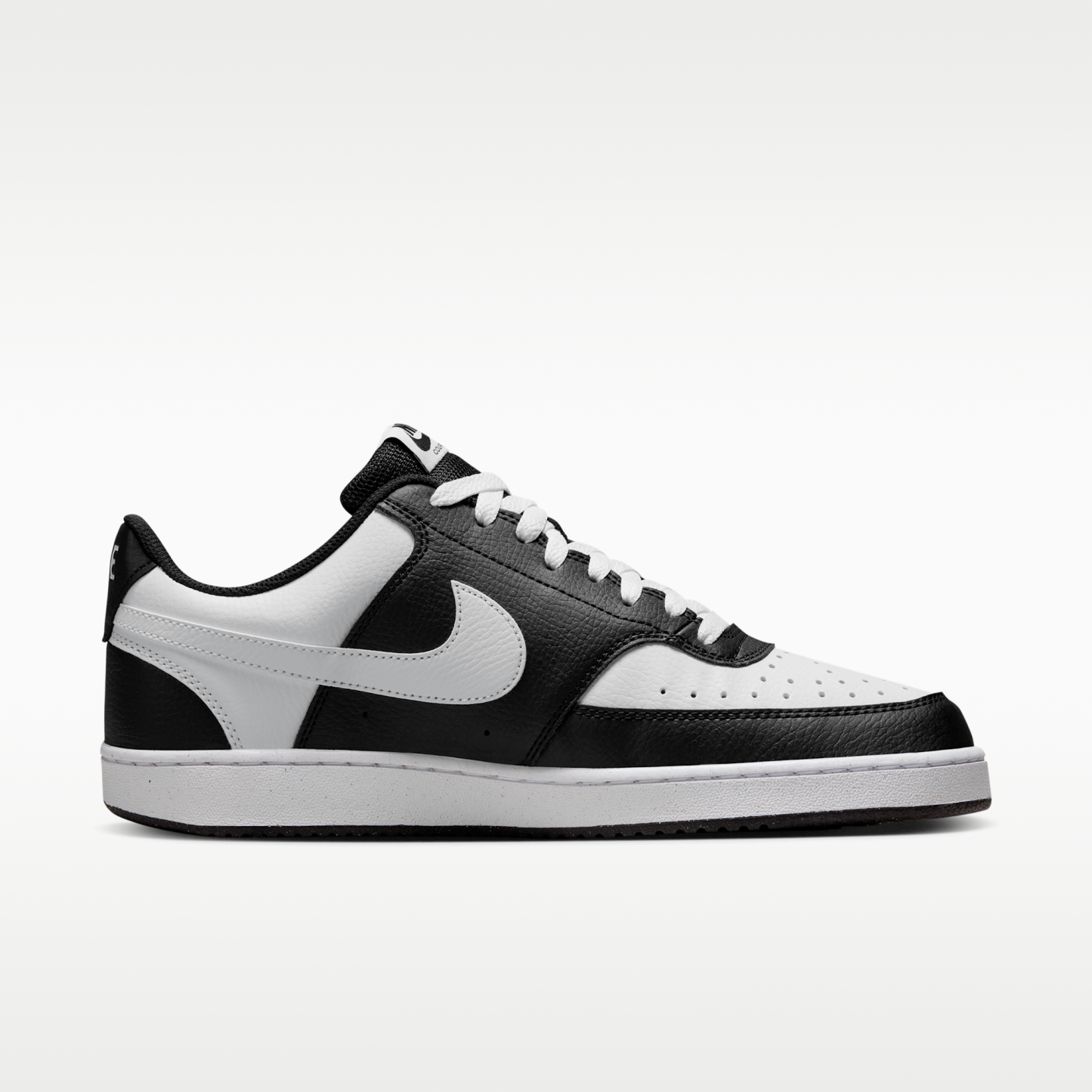 Nike Court Vision Low - Μαύρο/Λευκό - 3