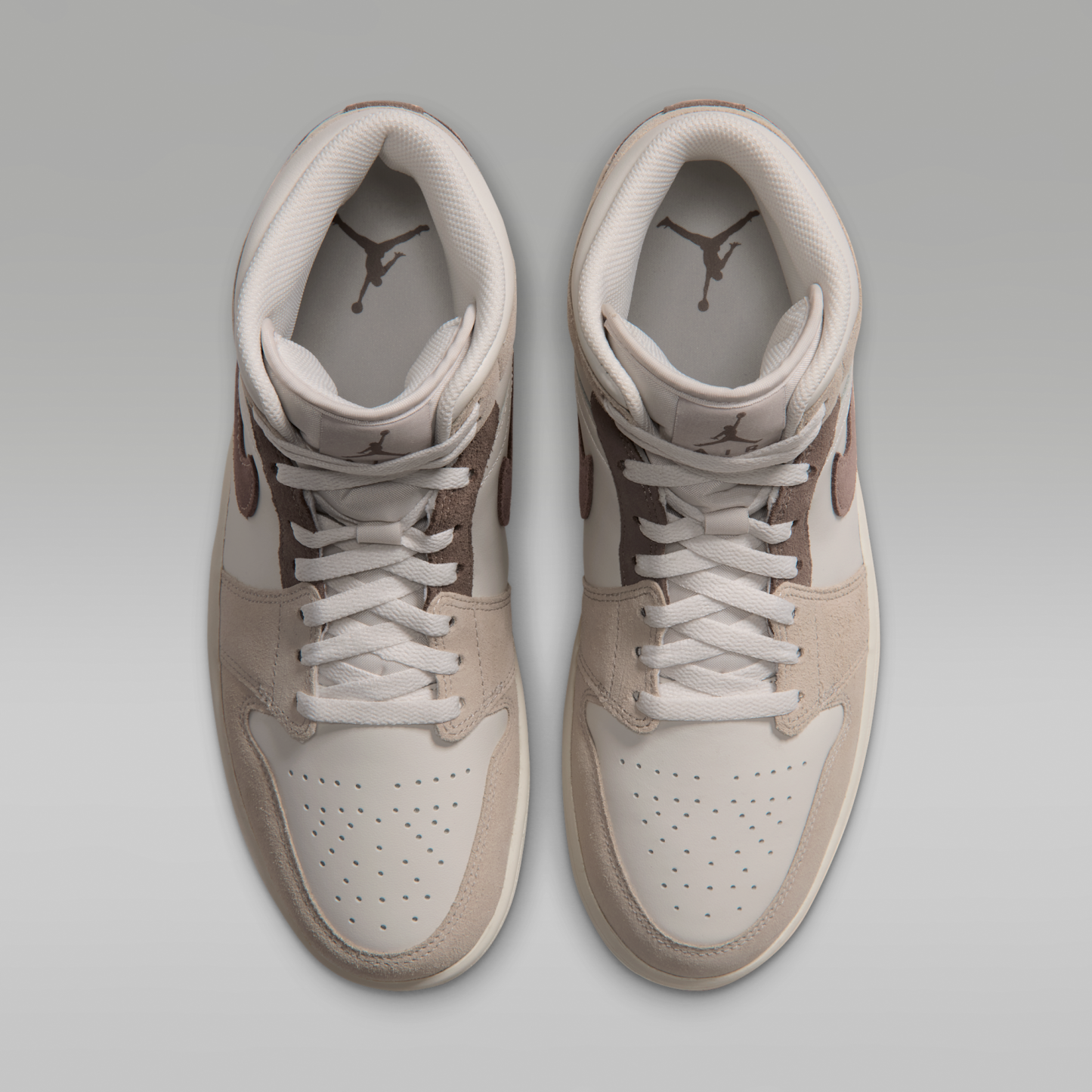 Air Jordan 1 Mid SE - Phantom/Cream II/Mink Brown - 4