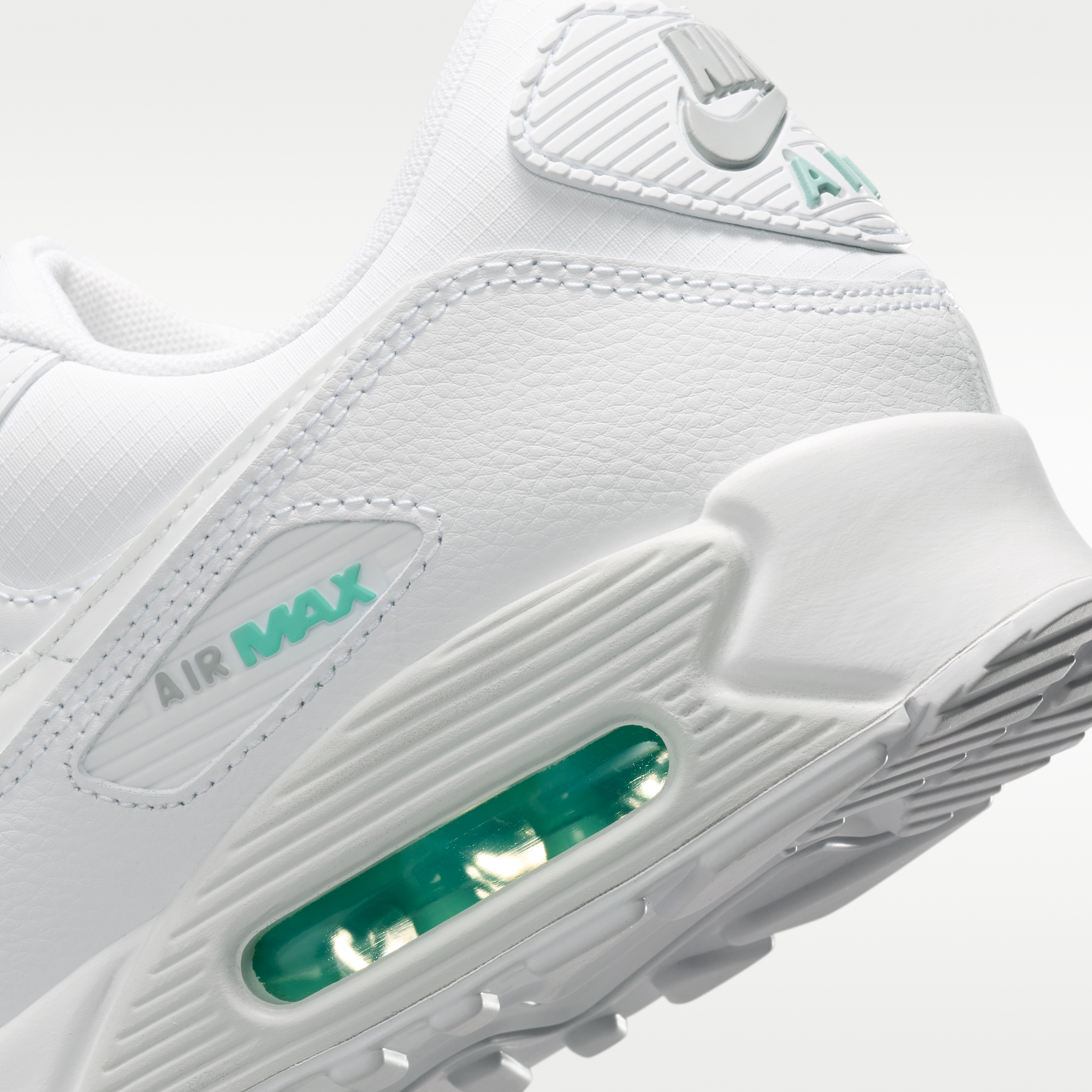 Nike Air Max 90 - Λευκό/Hyper Turquoise/Photon Dust - 8