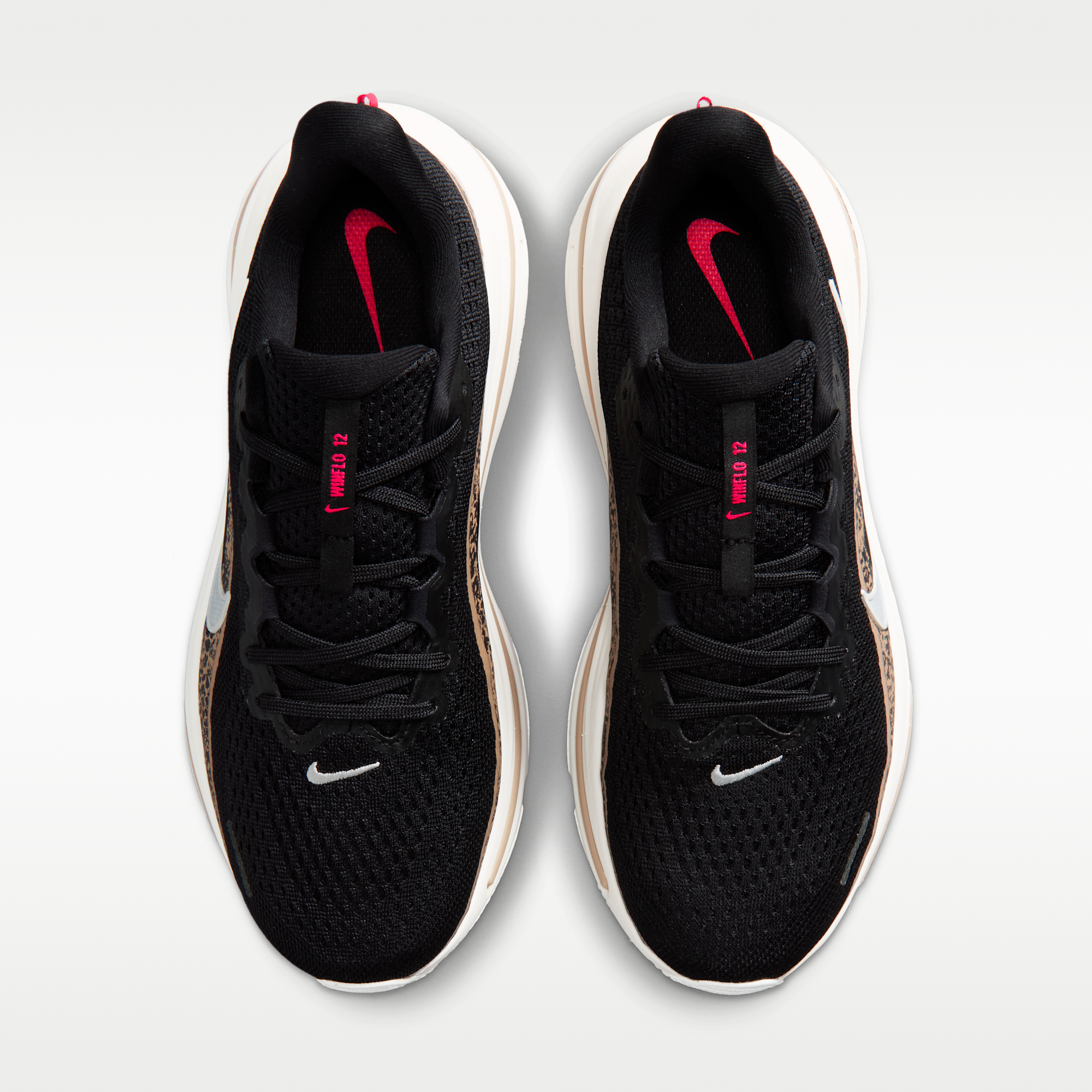 Nike Winflo 12 - Μαύρο/British Khaki/Fusion Red/Sail - 4
