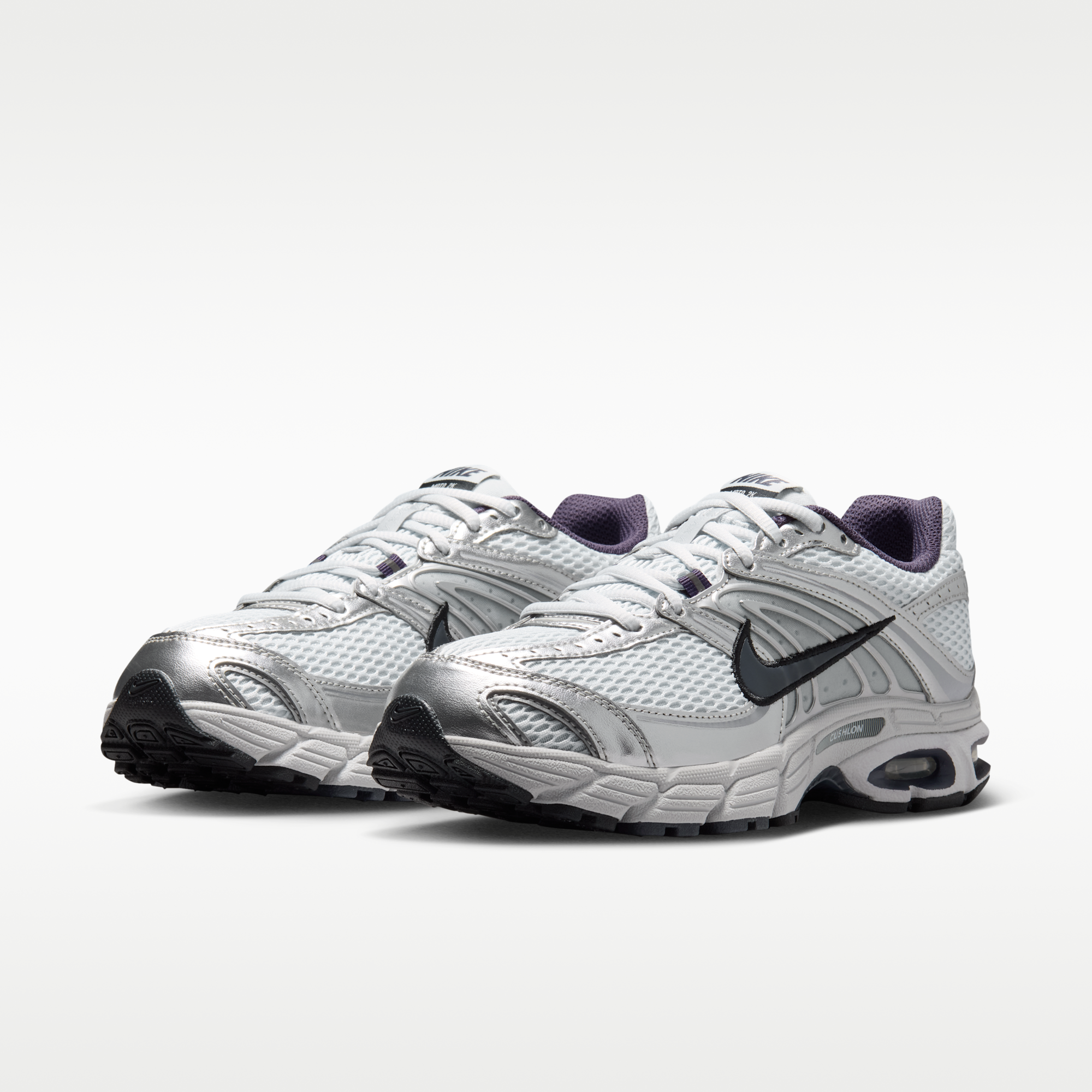 Nike Air Max Moto 2K - Pure Platinum/Metallic Silver/Μαύρο/Gridiron - 5