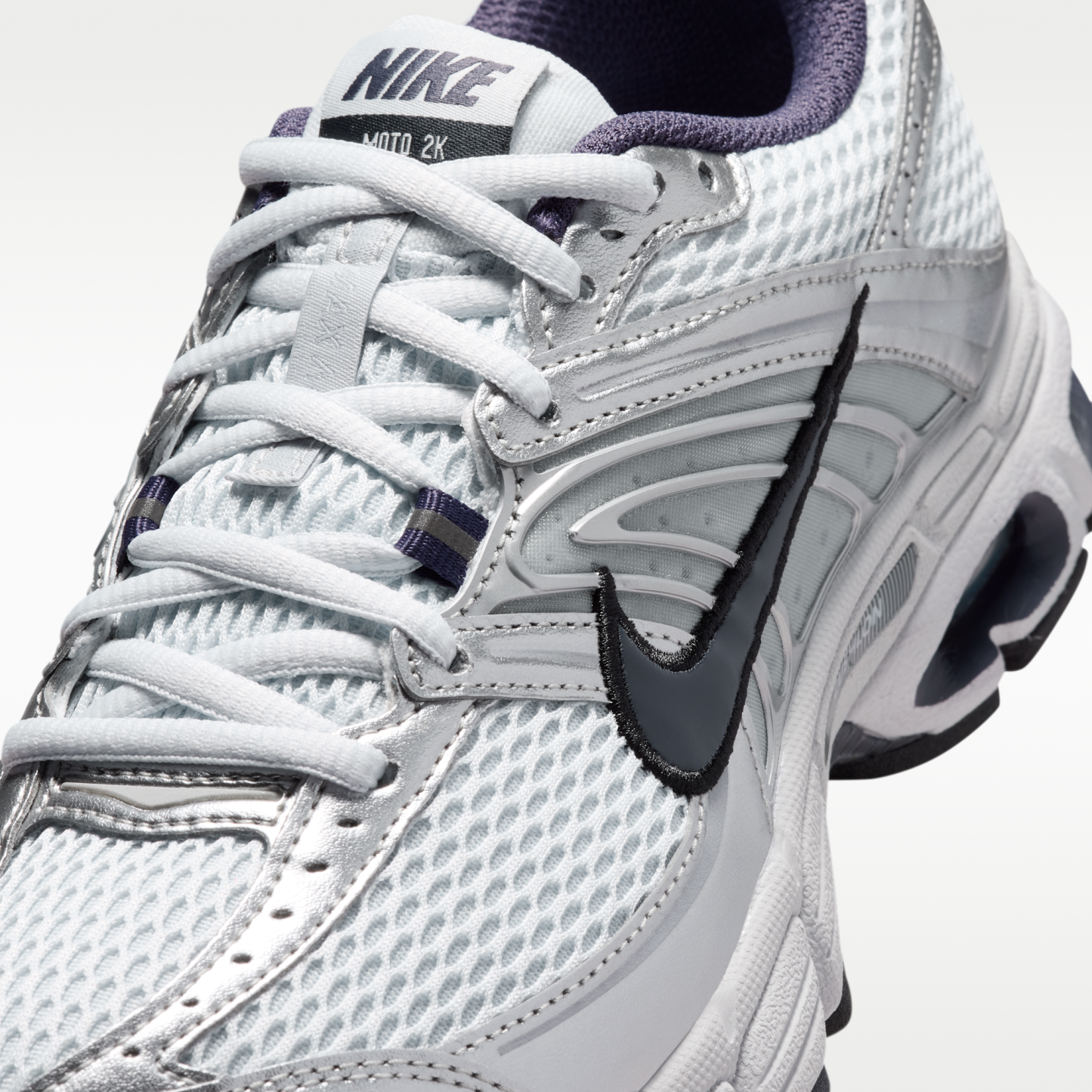 Nike Air Max Moto 2K - Pure Platinum/Metallic Silver/Μαύρο/Gridiron - 7