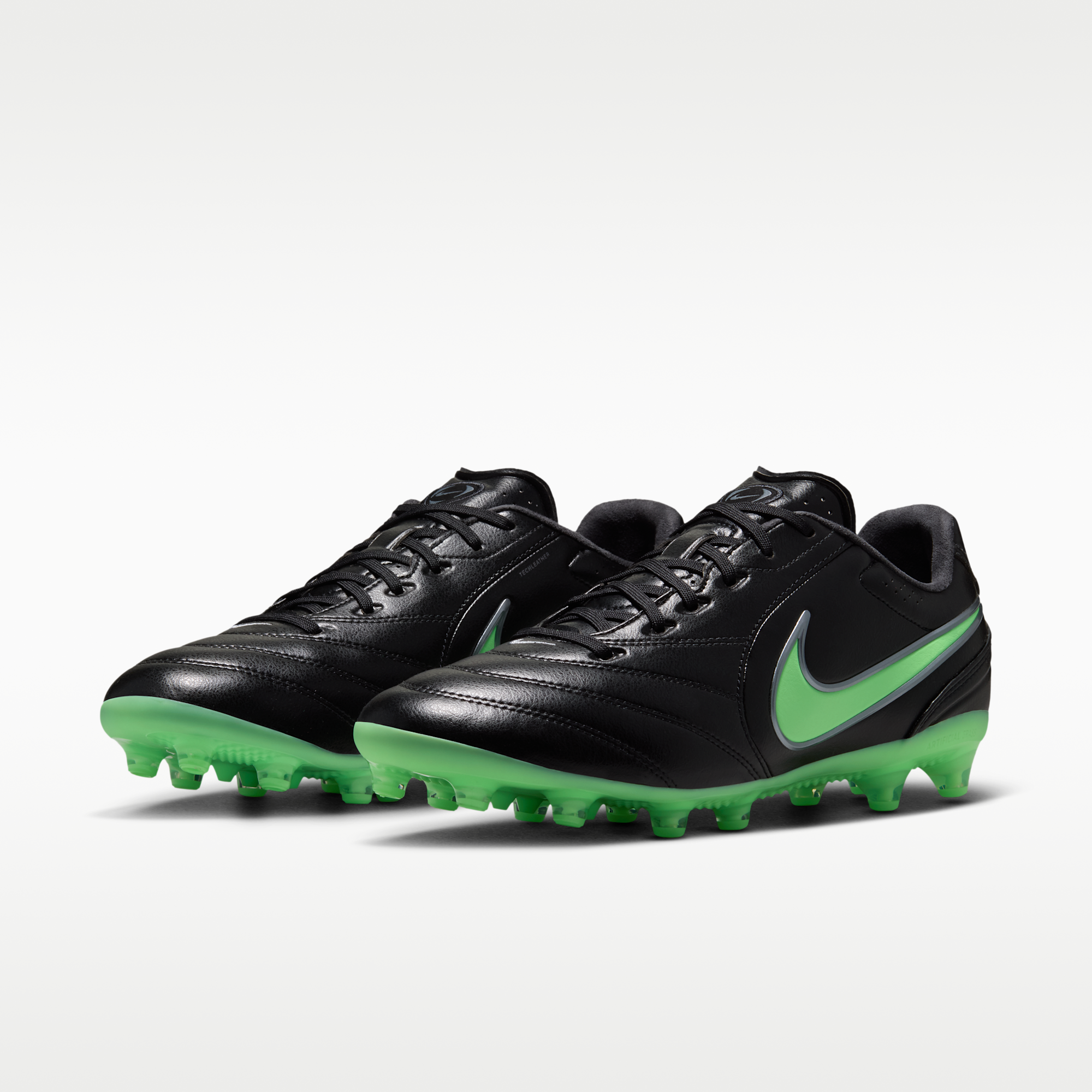 Nike Tiempo Ligera Pro - Μαύρο/Μαύρο/Illusion Green (IO9609-001) - 5