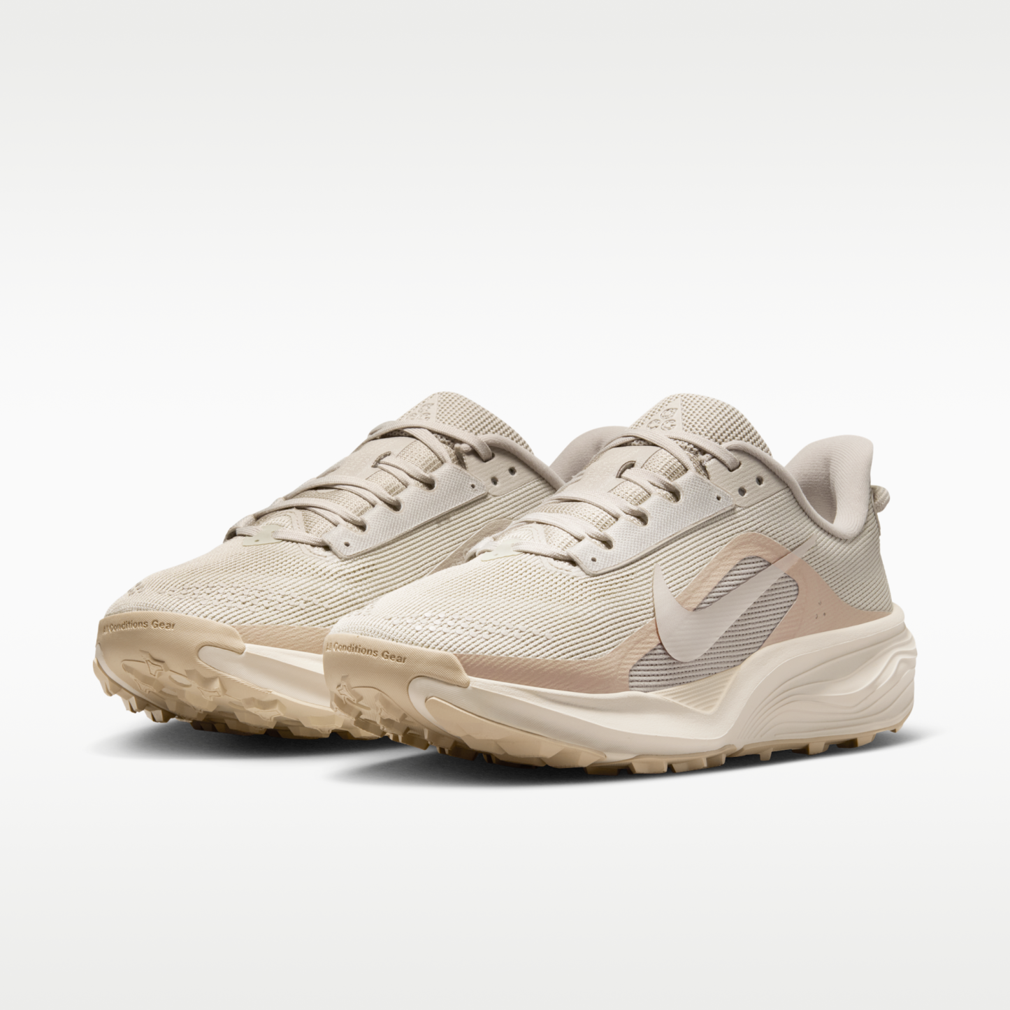 Nike ACG Pegasus Trail - Cream II/Light Orewood Brown/Safety Orange/Cream II - 5