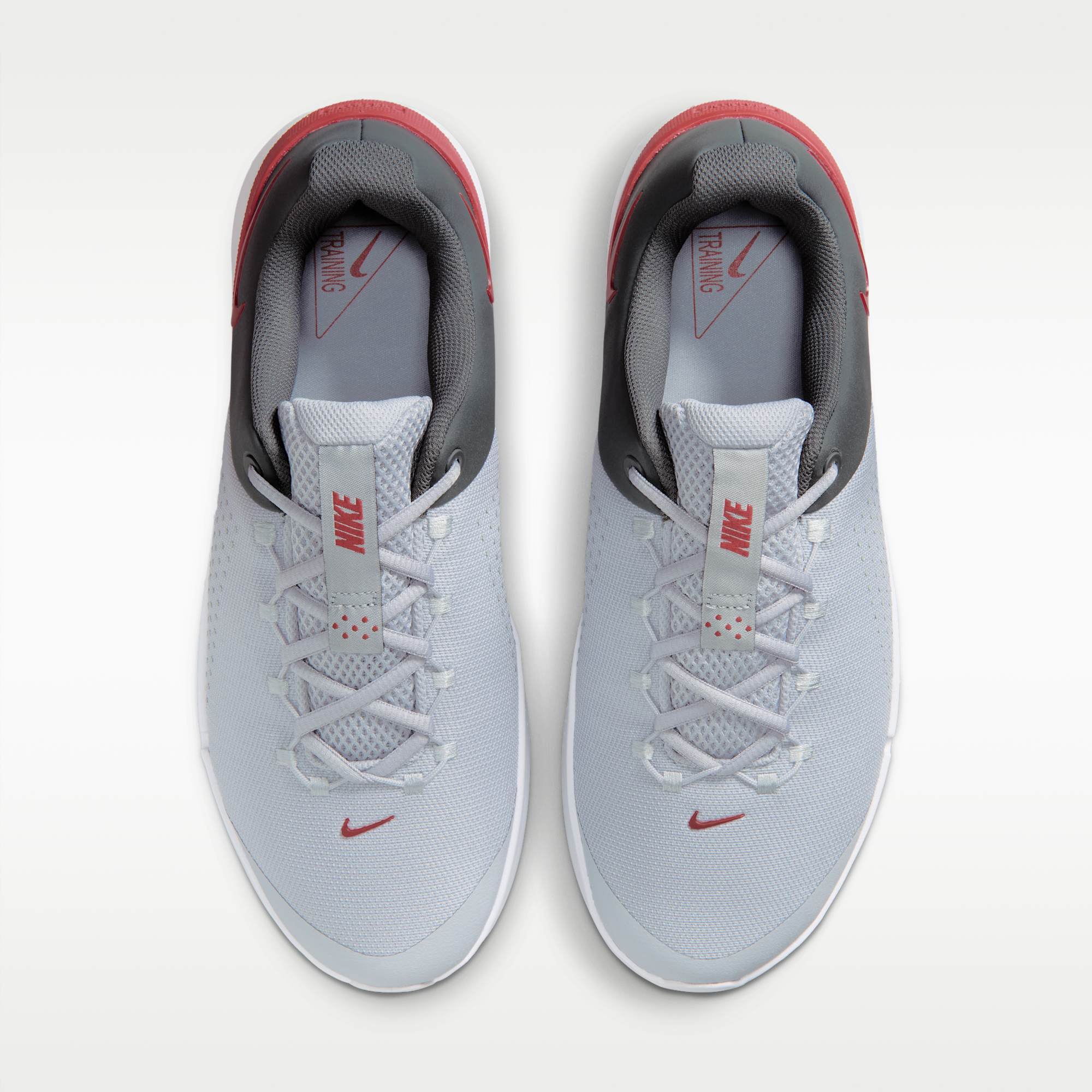 Nike MC Trainer 4 - Wolf Grey/Iron Grey/Λευκό/University Red - 4