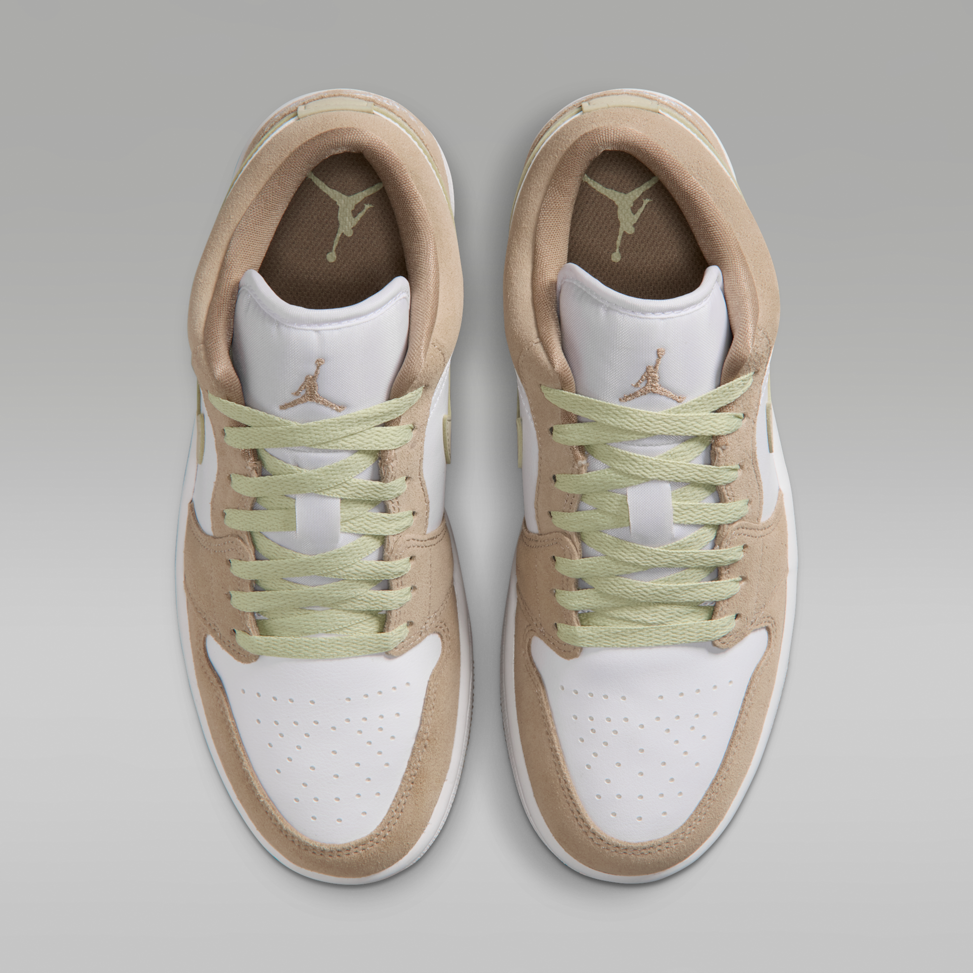Air Jordan 1 Low - Khaki/Olive Aura/Sail/Λευκό - 4