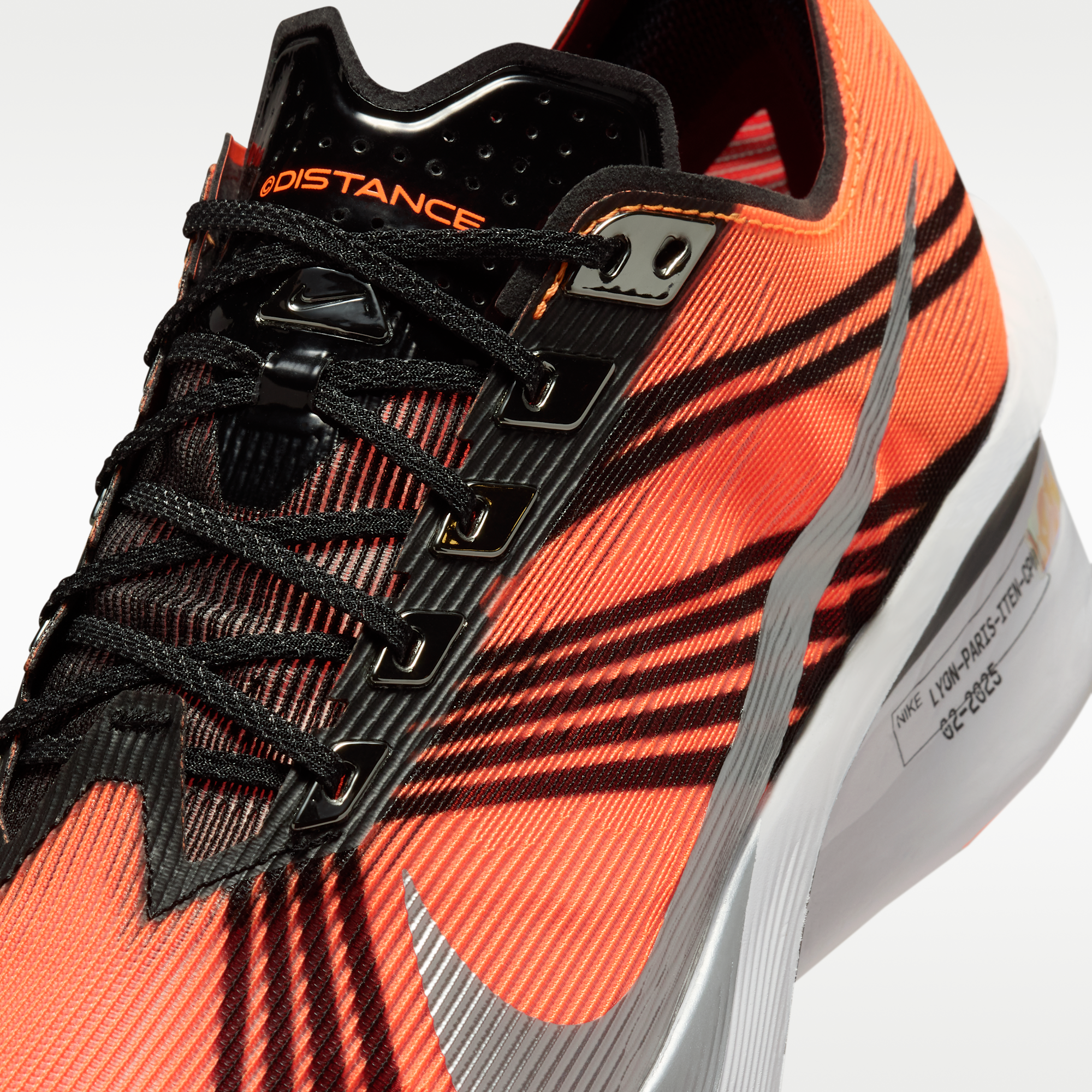 Vaporfly 4 x DISTANCE - Total Orange/Μαύρο/Λευκό/Metallic Silver - 7