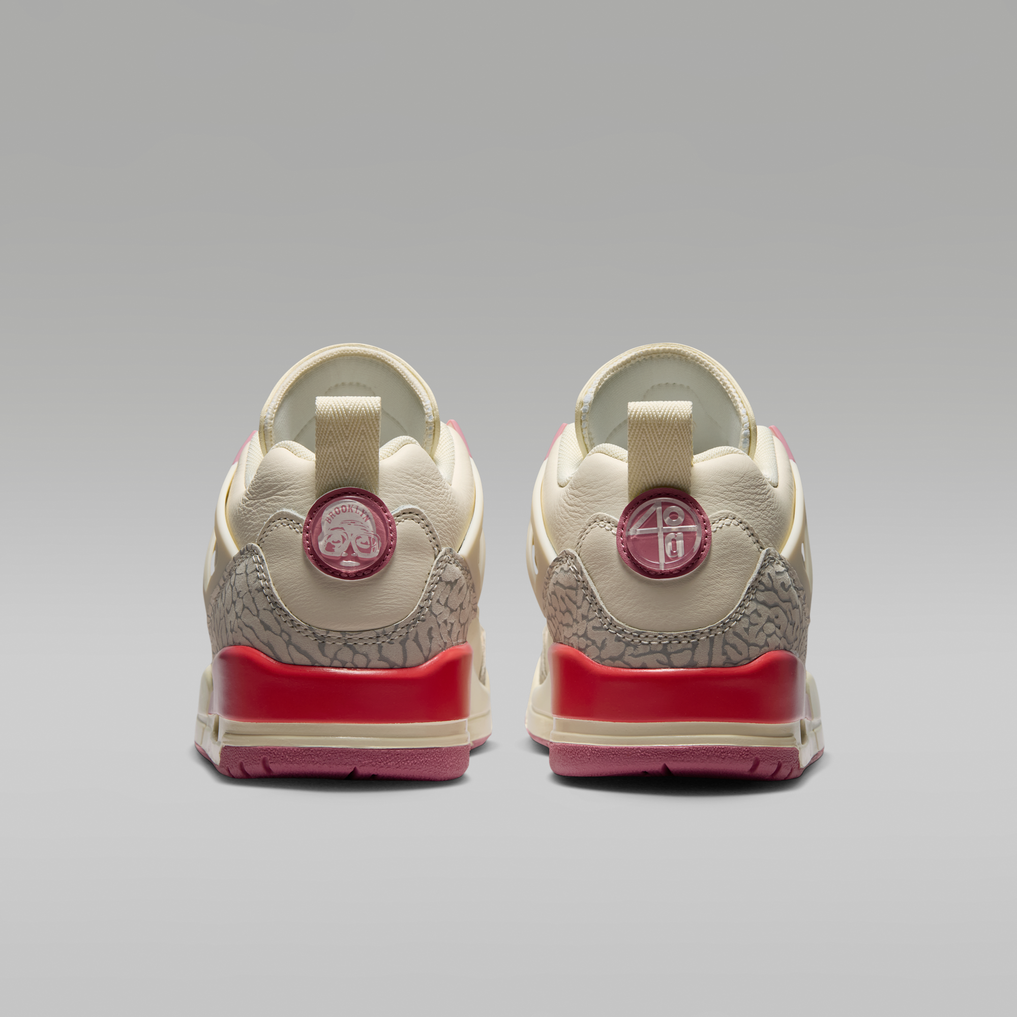 Jordan Spizike Low - Pale Ivory/Track Red/Coconut Milk/Desert Berry - 6