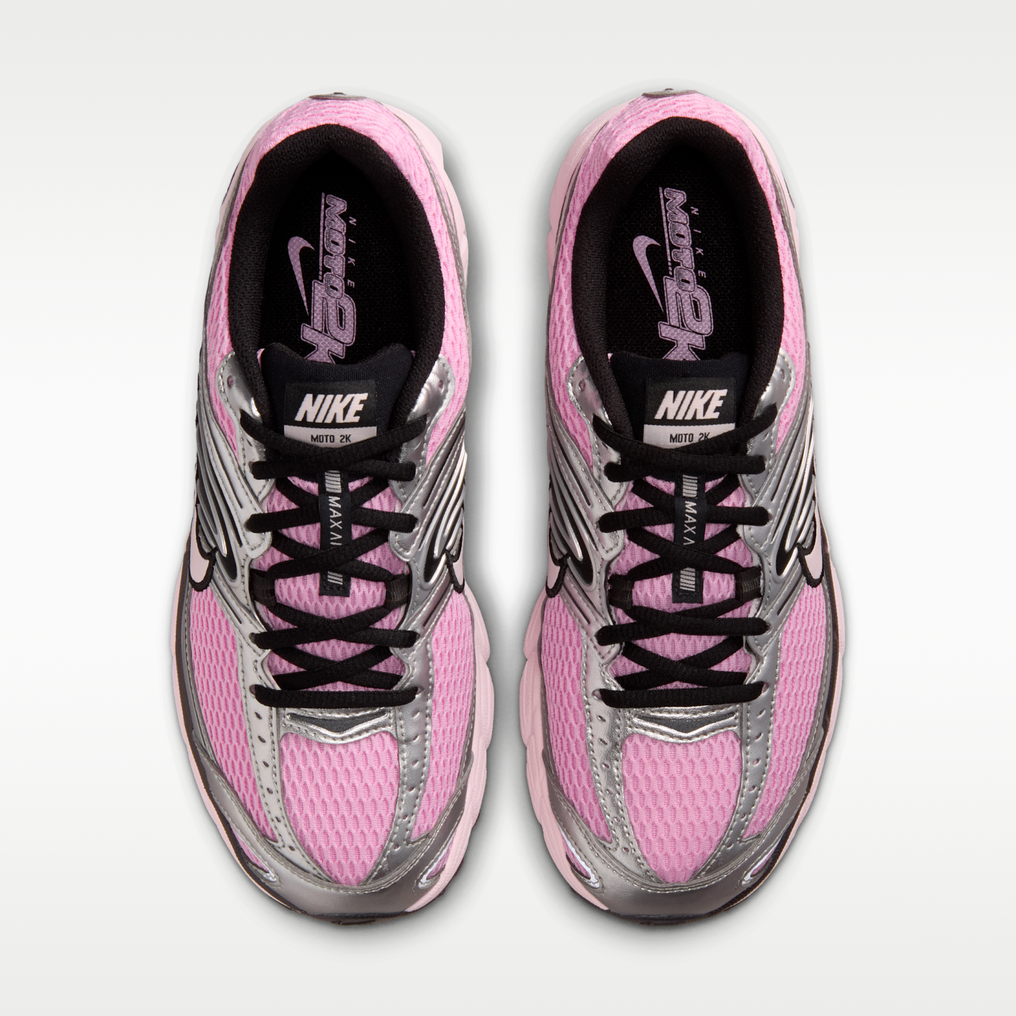 Nike Air Max Moto 2K - Pink Rise/Metallic Silver/Μαύρο/Pearl Pink - 4