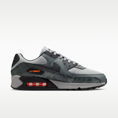 Nike Air Max 90 Premium - Πολύχρωμο/Πολύχρωμο/Hyper Crimson/Μαύρο - 3
