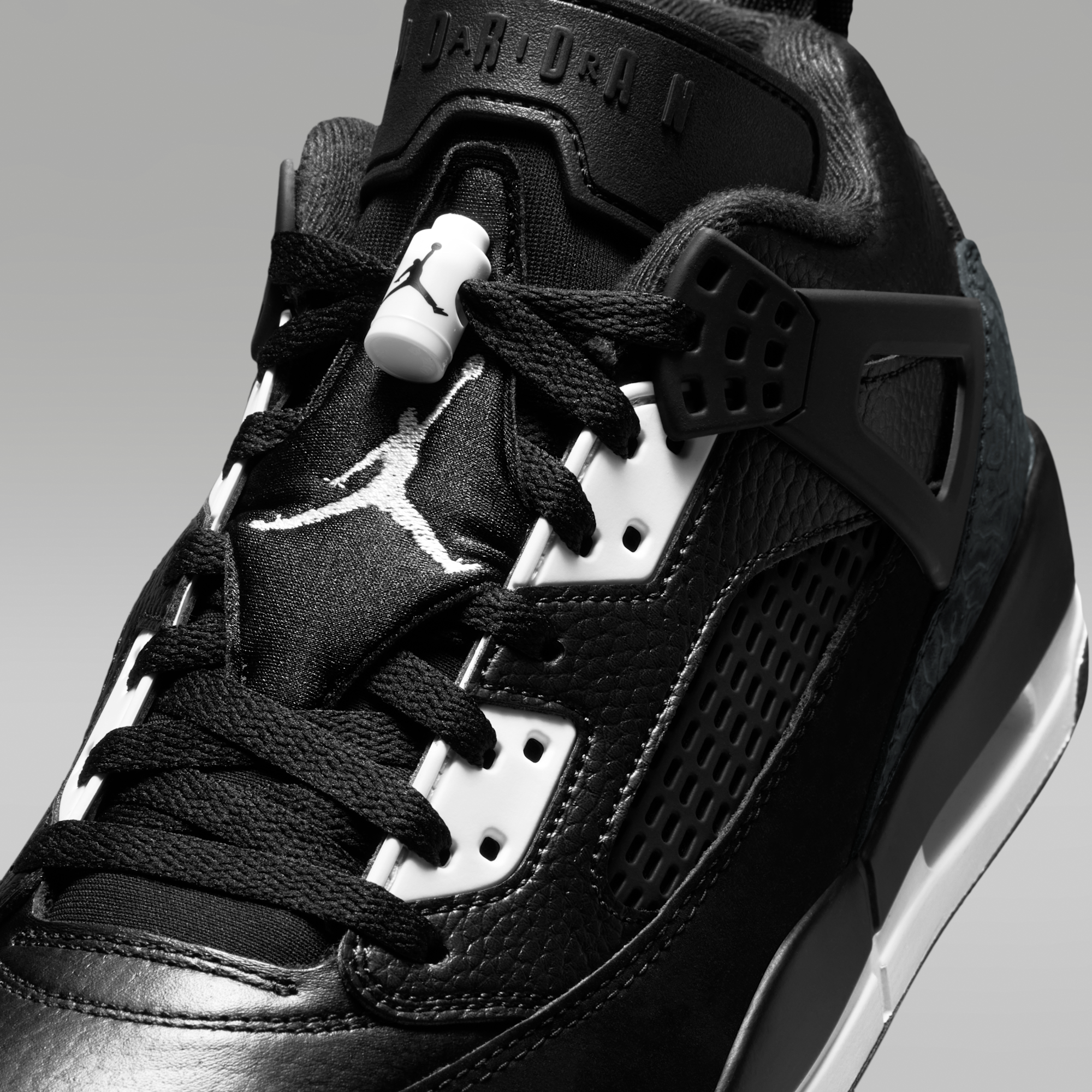 Jordan Spizike Low - Μαύρο/Λευκό/Anthracite/Λευκό - 7