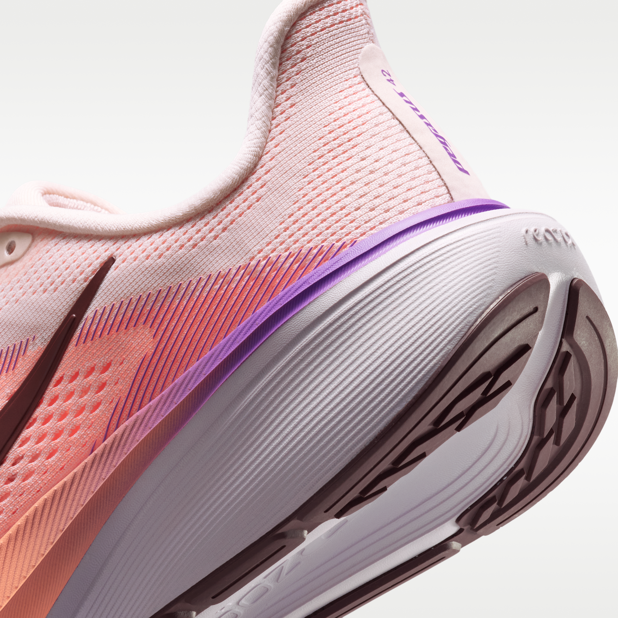 Nike Pegasus 42 - Chalk/Orange Pulse/Bright Violet/Tattoo - 8