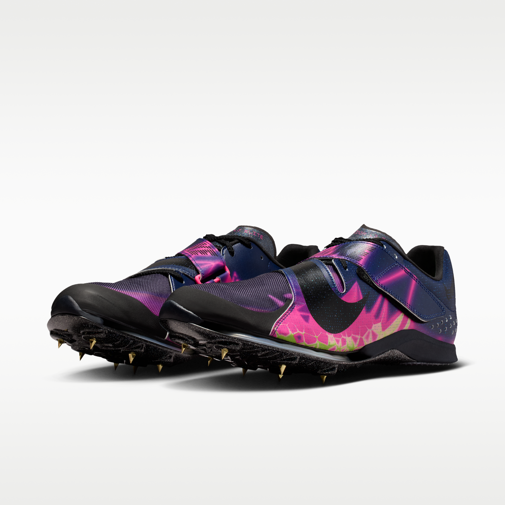 Nike Long Jump Elite Glam - Pink Blast/Blue Void/Electric Green/Μαύρο - 5