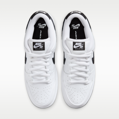 Nike SB Dunk Low Pro - Λευκό/Λευκό/Μαύρο/Μαύρο - 4