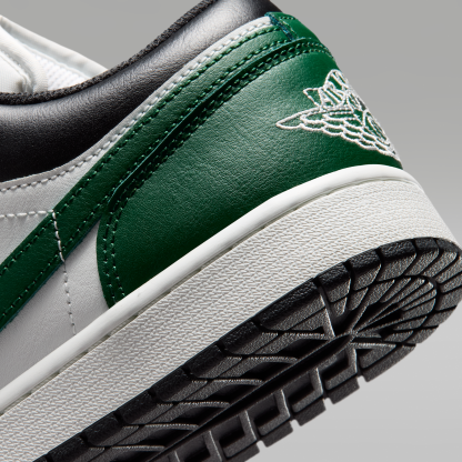 Air Jordan 1 Low - Μαύρο/Gorge Green/Summit White - 8