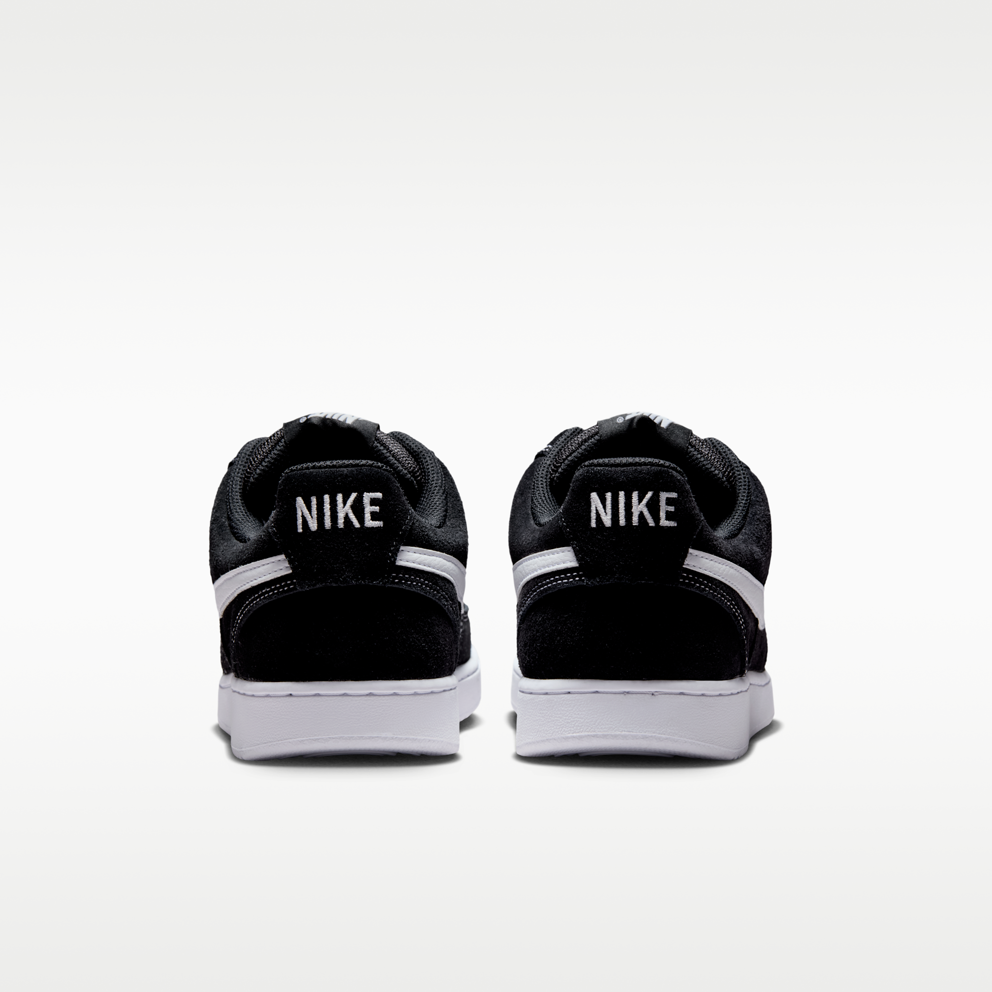 Nike Court Vision Low FL - Μαύρο/Λευκό - 6