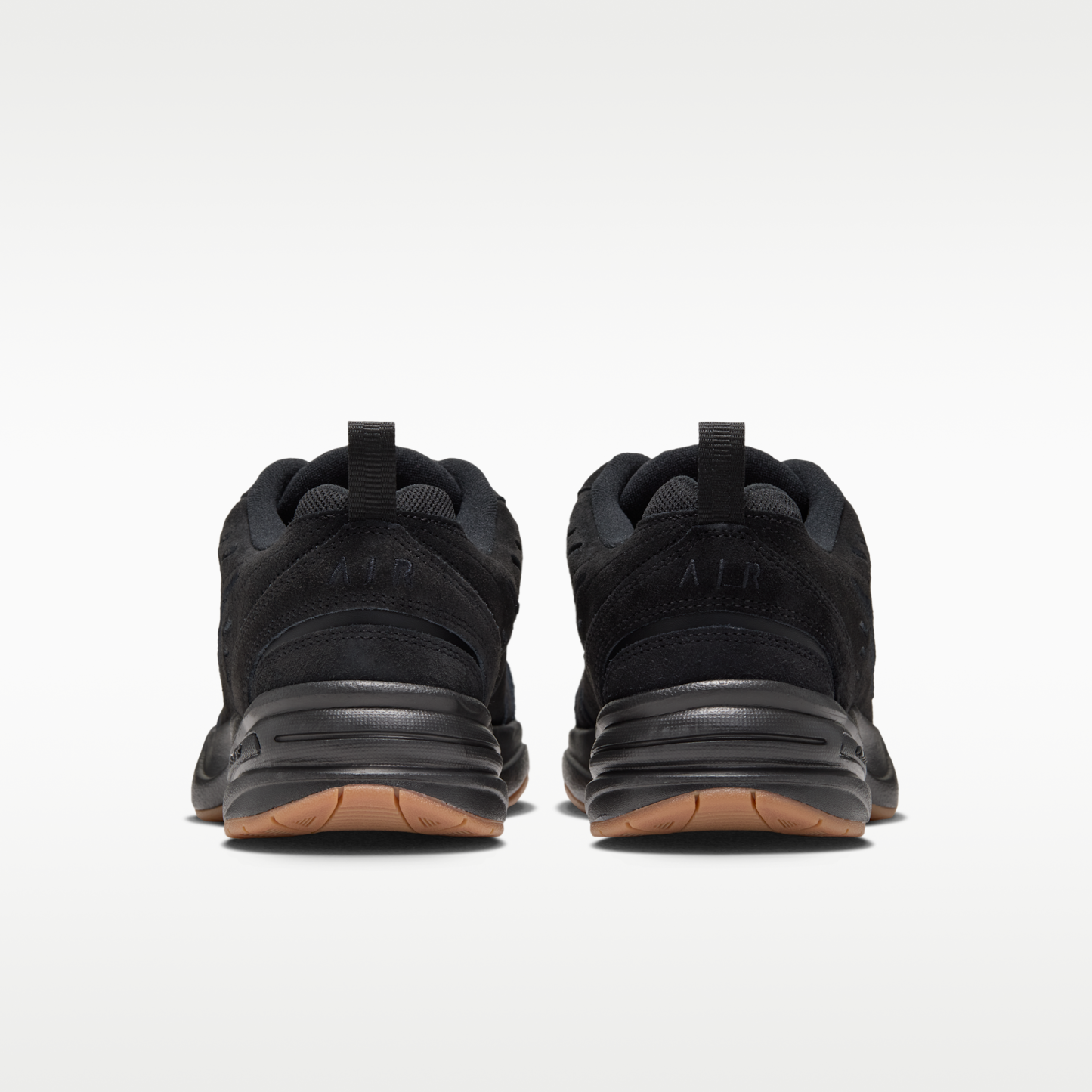 Nike Air Monarch IV - Μαύρο/Gum Medium Brown/Μαύρο - 6