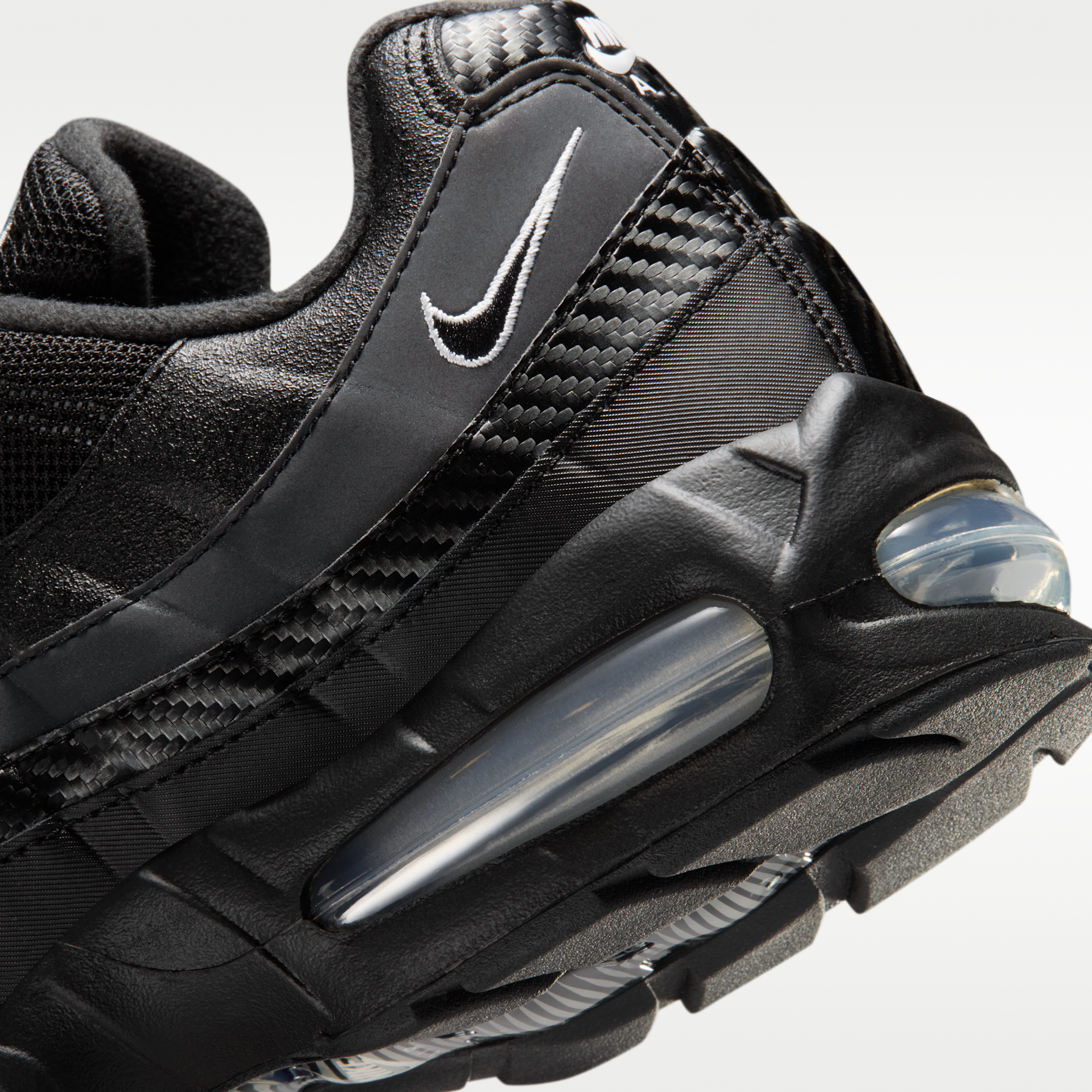 Nike Air Max 95 Big Bubble - Μαύρο/Metallic Silver/Cool Grey/Λευκό - 8