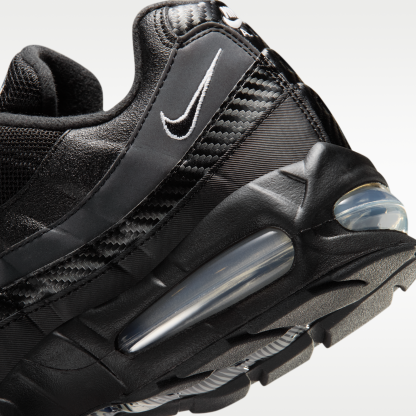 Nike Air Max 95 Big Bubble - Μαύρο/Metallic Silver/Cool Grey/Λευκό - 8