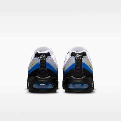 Nike Air Max 95 Big Bubble - Λευκό/Μαύρο/Reflect Silver/Royal Blue - 6