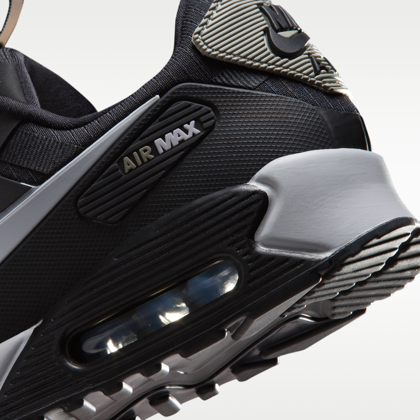 Nike Air Max 90 Drift - Μαύρο/Dark Stucco/Reflect Silver/Wolf Grey - 8