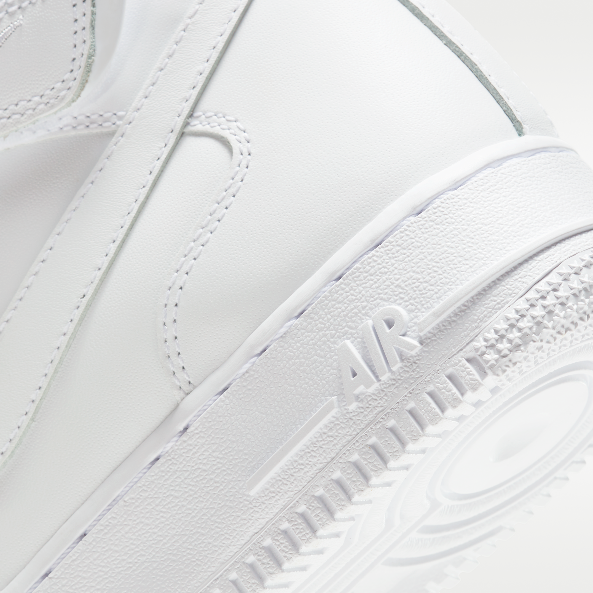 Nike Air Force 1 '07 Mid - Λευκό/Λευκό/Λευκό - 8