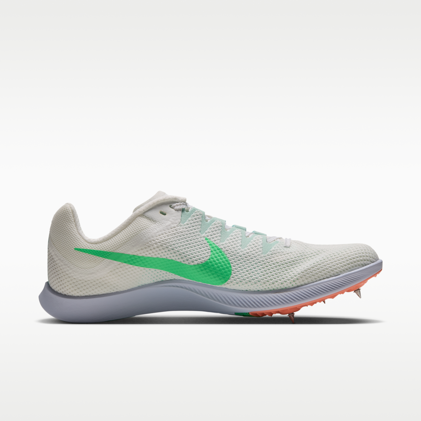 Nike Zoom Rival Distance - Summit White/Palest Purple/Atomic Pink/Electro Green - 3
