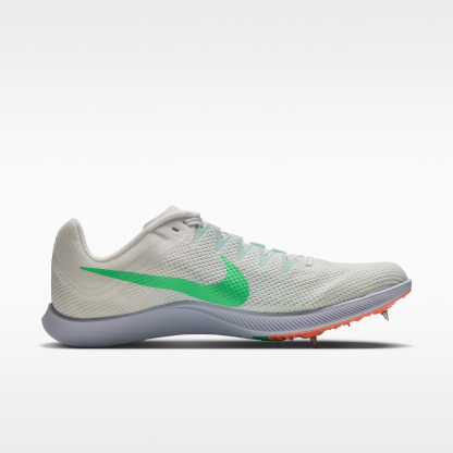 Nike Zoom Rival Distance - Summit White/Palest Purple/Atomic Pink/Electro Green - 3