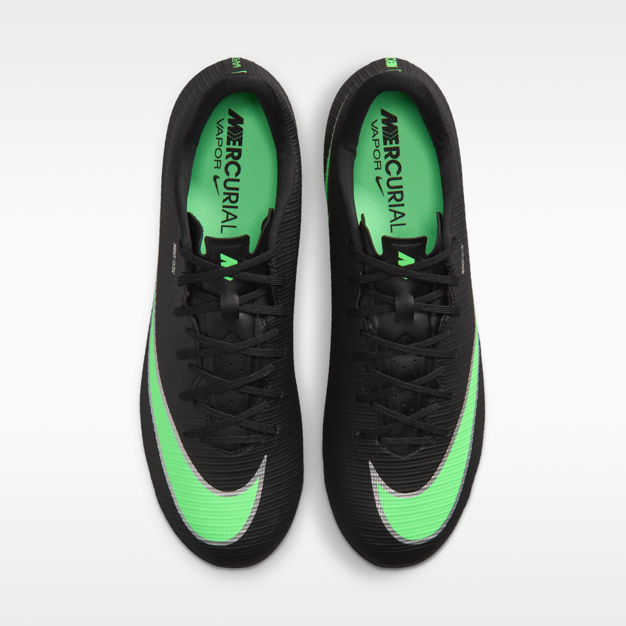 Nike Mercurial Vapor 17 Academy - Μαύρο/Μαύρο/Illusion Green (IM5847-001) - 4