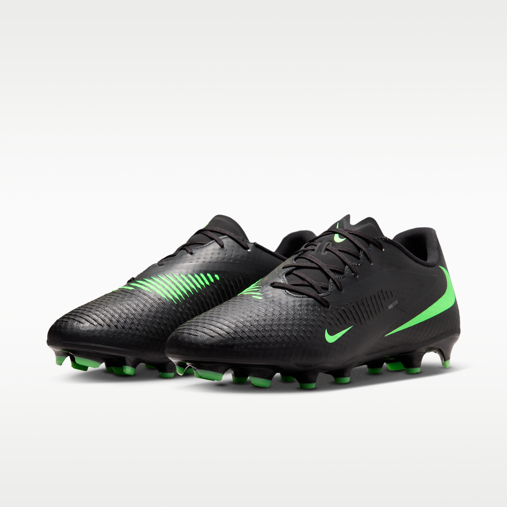 Nike Phantom 6 Low Academy - Μαύρο/Μαύρο/Illusion Green (HJ4564-001) - 5