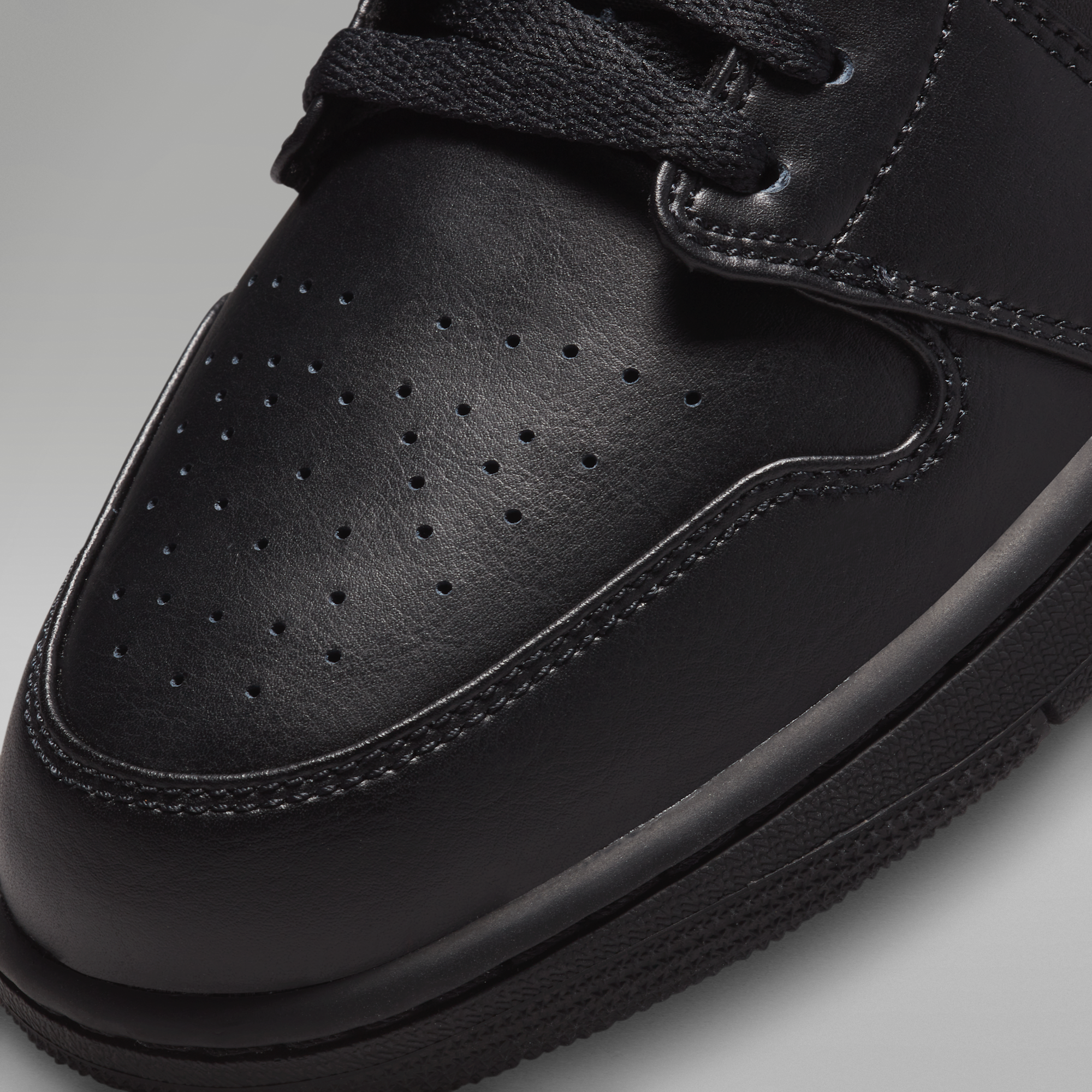 Air Jordan 1 Low - Μαύρο/Μαύρο/Μαύρο - 7