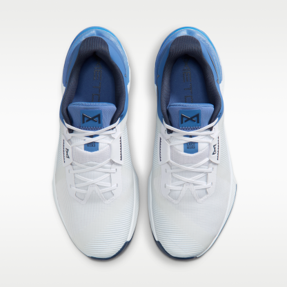 Nike Metcon 10 - Λευκό/Indigo Storm/Volt/Thunder Blue - 4