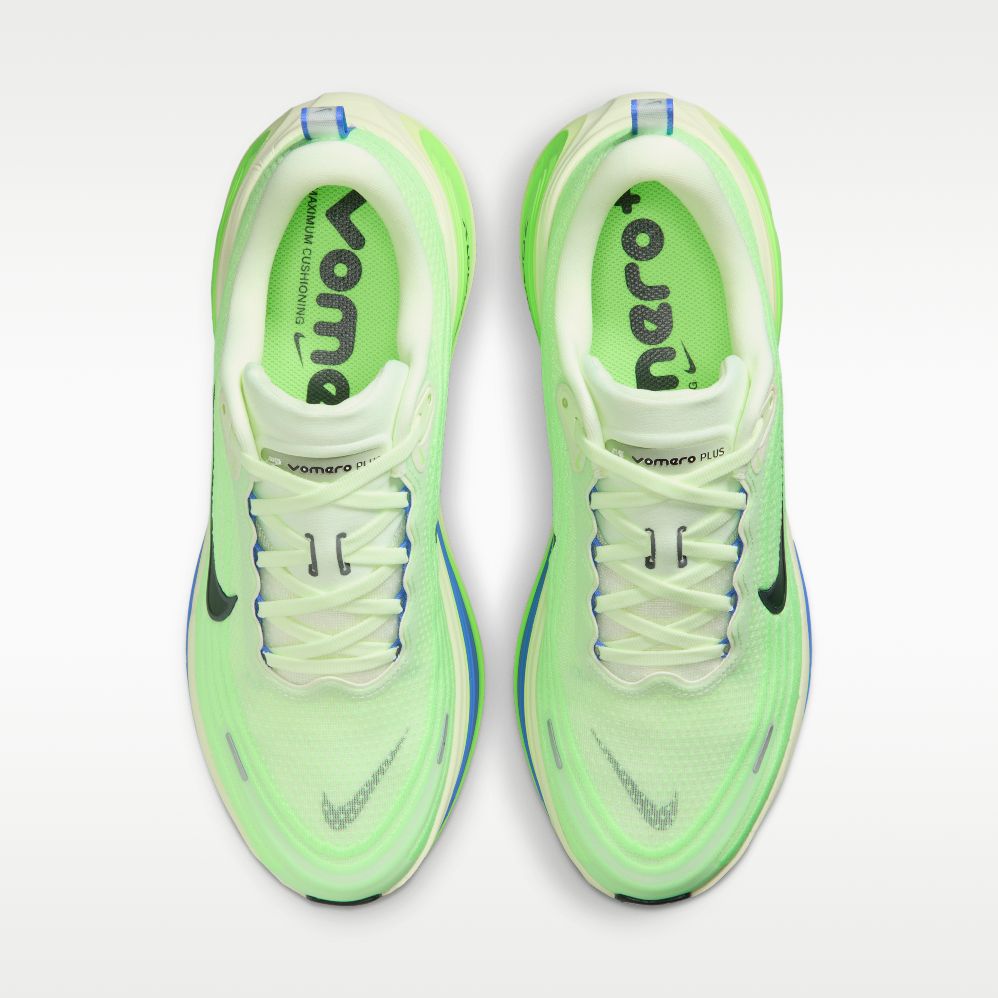 Nike Vomero Plus - Volt Tint/Lime Blast/Sapphire/Black Spruce - 4