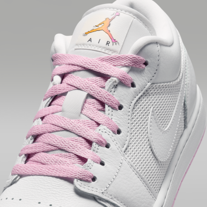 Air Jordan 1 Low SE - Summit White/Light Arctic Pink/Silver - 7