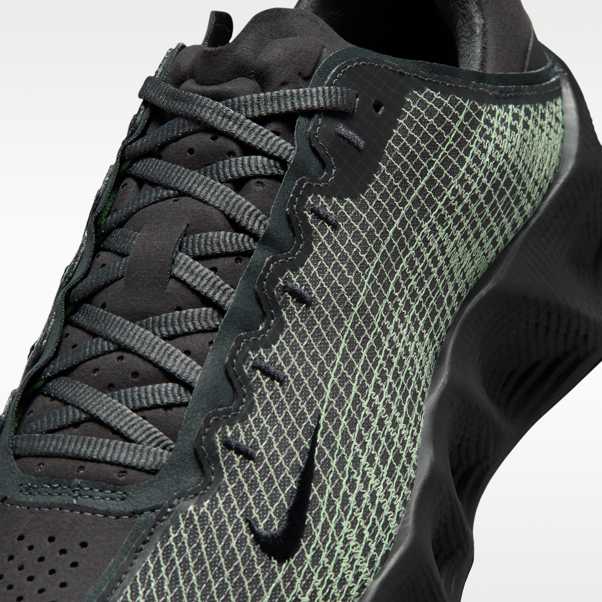 Nike Ava Rover Premium - Dark Smoke Grey/Smoke Grey/Light Liquid Lime/Μαύρο - 7