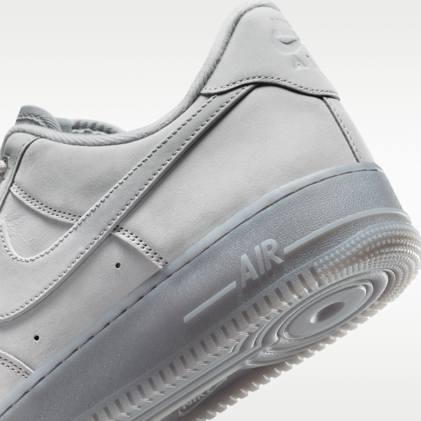 Nike Air Force 1 '07 WB - Wolf Grey/Μαύρο/Wolf Grey - 8