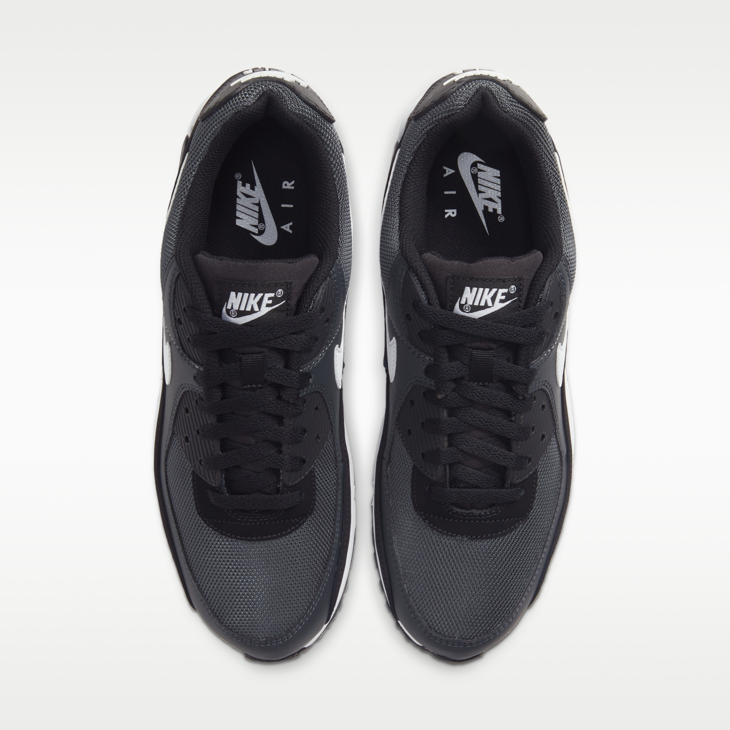 Nike Air Max 90 - Iron Grey/Dark Smoke Grey/Μαύρο/Λευκό - 4