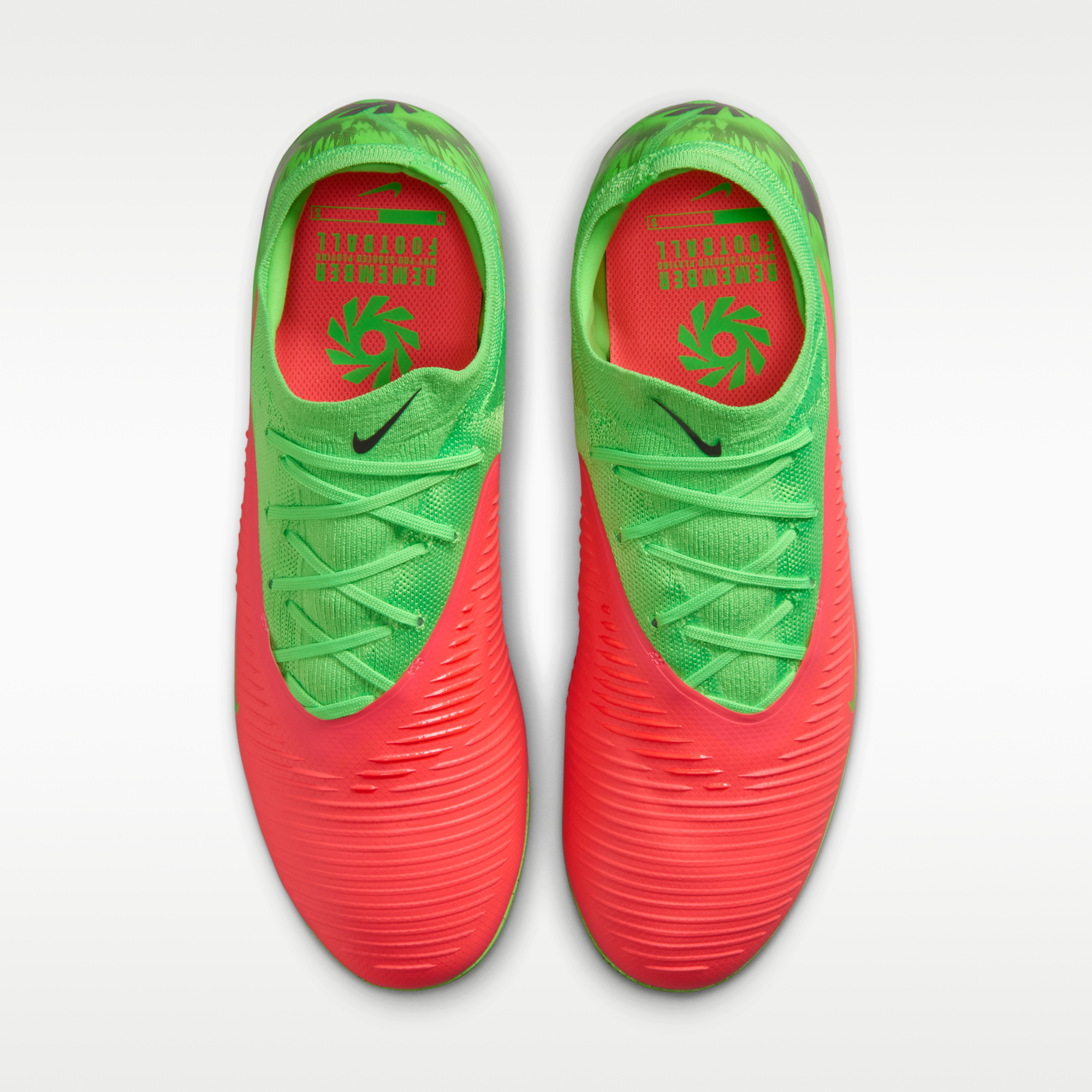 Nike Phantom 6 Low Pro "Erling Haaland" - Hot Punch/Green Strike/Μαύρο - 4