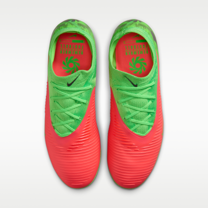 Nike Phantom 6 Low Pro "Erling Haaland" - Hot Punch/Green Strike/Μαύρο - 4
